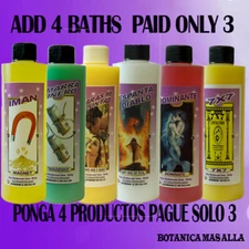 Baños Despojos y Limpias  Espirituales - Baths Varios Títulos (PAGUE 3 RECIBE 4)