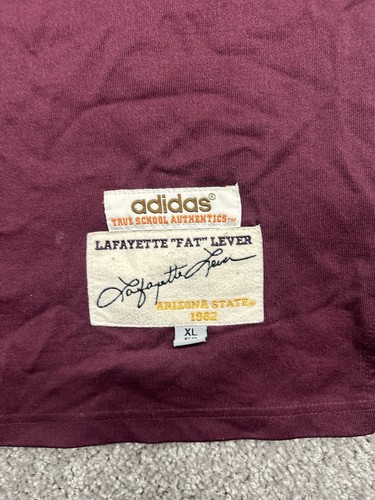 LAFAYETTE Fat LEVER Arizona State SUNDEVILS Basketball ADIDAS Jersey XL 52 Sewn - Picture 3 of 12