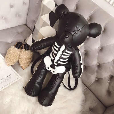 leather bear backpack