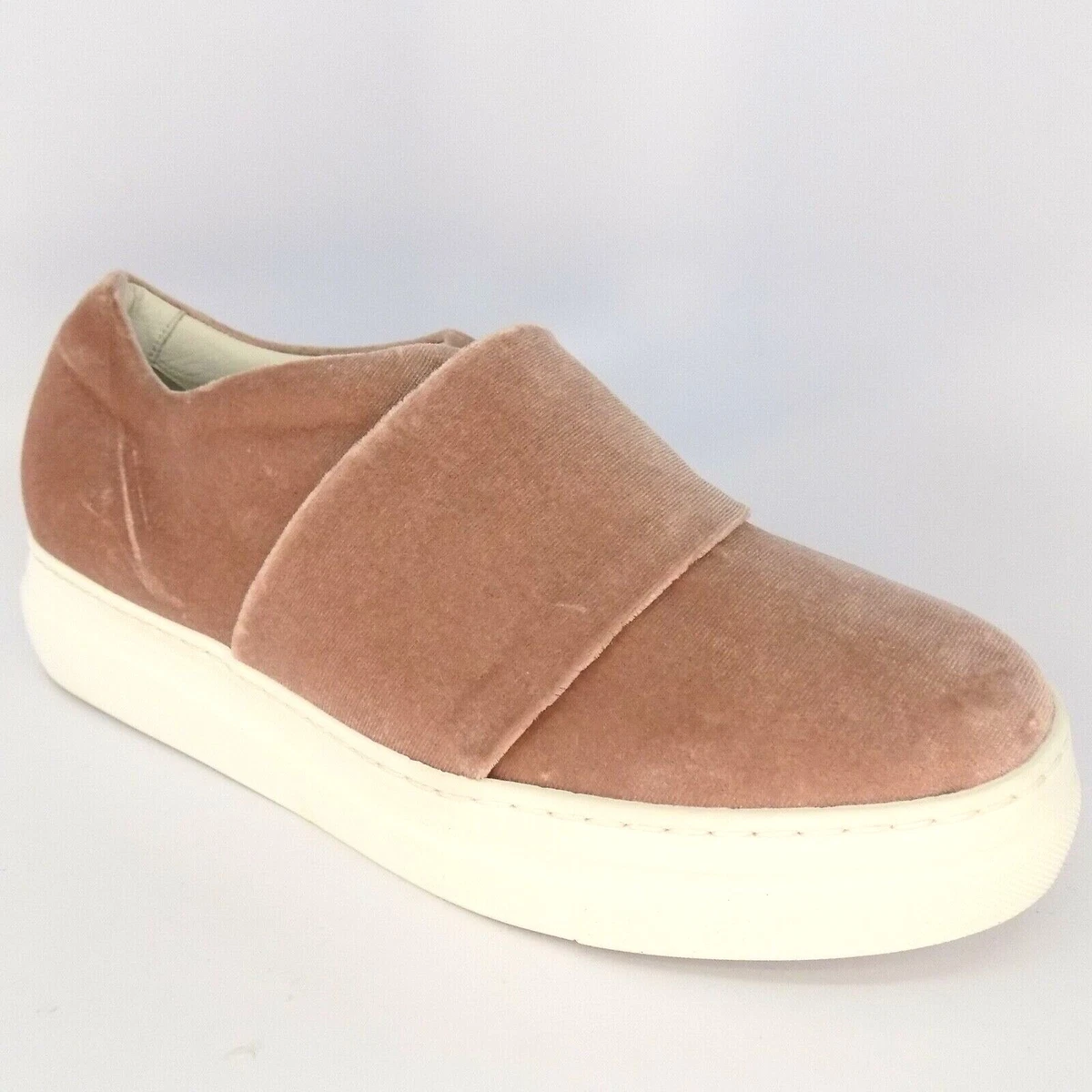 Lewit Women s Slip On Casual Sneakers Size 8.5 M Pink Velvet