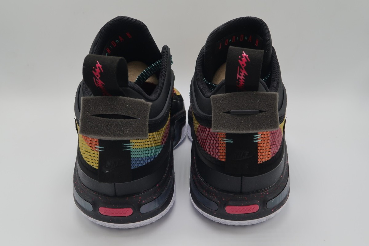 Nike Air Jordan 36 Low Black Multi-Color DH0833-063 size 11 