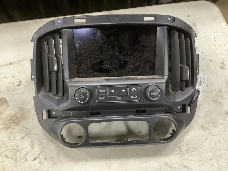Radio de audio Chevrolet Colorado 2017-2019 con panel de control de pantalla OEM Foto 4 de 4