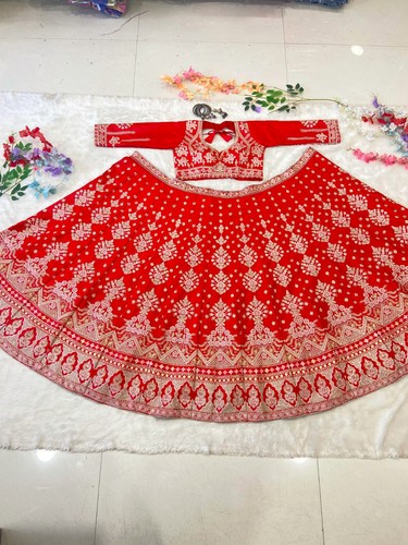 Bollywood Lehenga Choli Designer Pakistani & Indian Party Wear Wedding Bridal - Picture 8 of 11