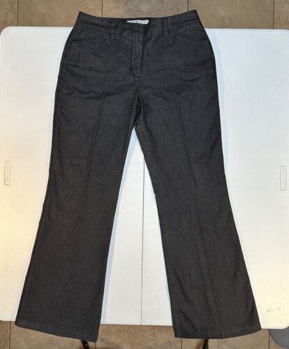 Tommy Hilfiger Women's Flare Bottom Denim Jeans Black 6S