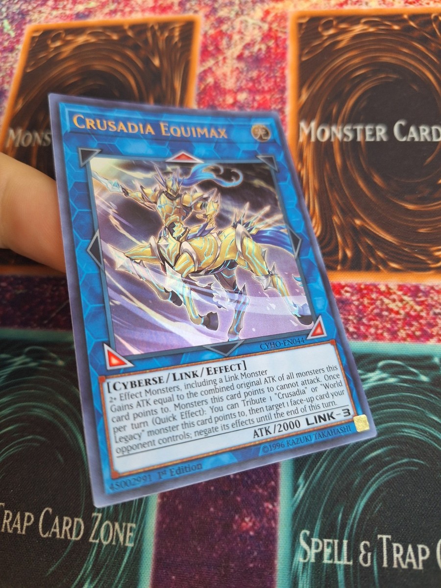 crusadia yugioh deck Yugioh Crusadia Equimax CYHO-EN044 Ultra Rare 1st Edition Near Mint