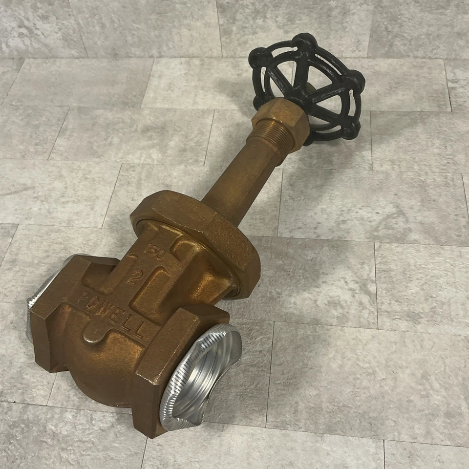 2" BRONZE  150# THREADED RISING-STEM POWELL GATE VALVE  (FIG.2714) - Image 4 of 4