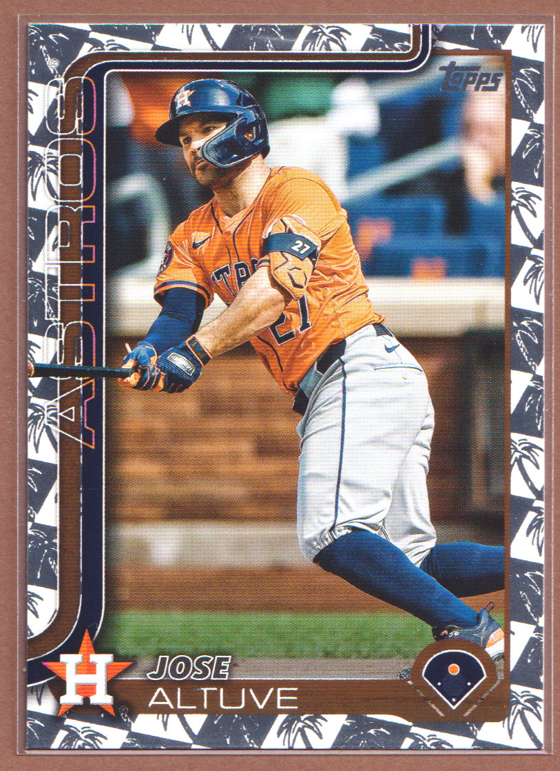Jose Altuve #260 2025 Topps-Spring Training Palm Tree Border-3585