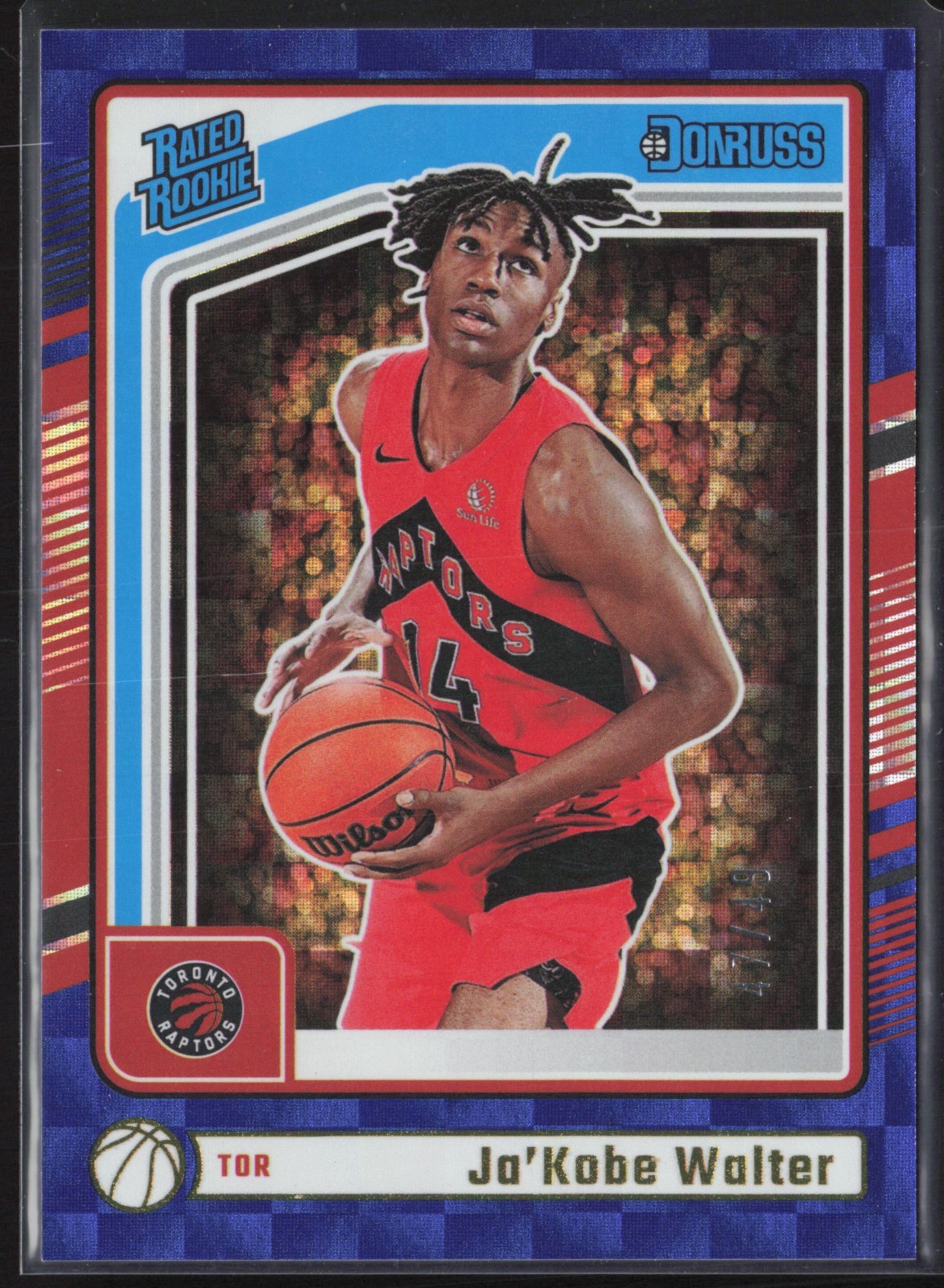 2024-25 Donruss Basketball Ja’Kobe Walter  checkerboard/ /49 #231 RC