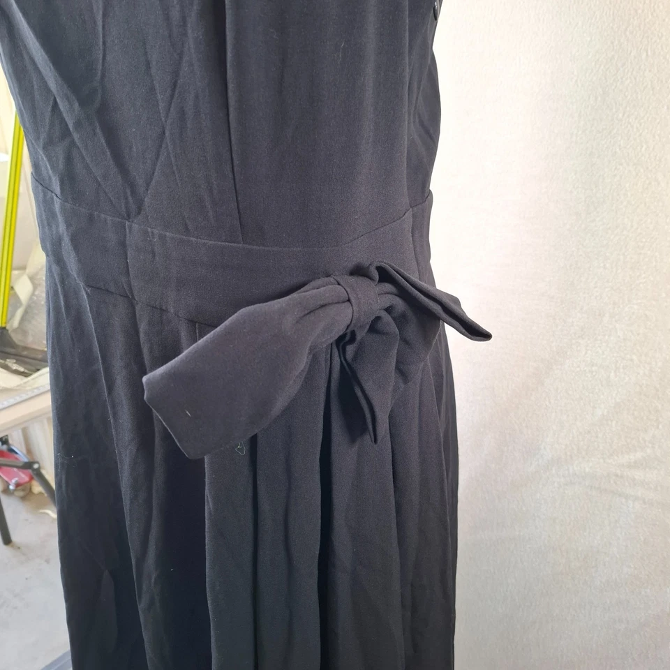 Chic Star Rachael Storms Vintage Style Pinup Rockabilly Dress Bow Accent Size 14 - image 3 of 4