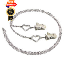 Eyeglass Chain Holder Glasses Strap Lanyard Clip 1 Count Pack of 1 , White