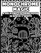Monochrome Magic: A Relaxing Coloring Book in Black and White