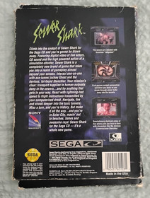 Sewer Shark for Sega CD.  Game, case, manual.  Box has wear