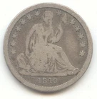 1840-P Seated Liberty Dime — photo from another recent sale