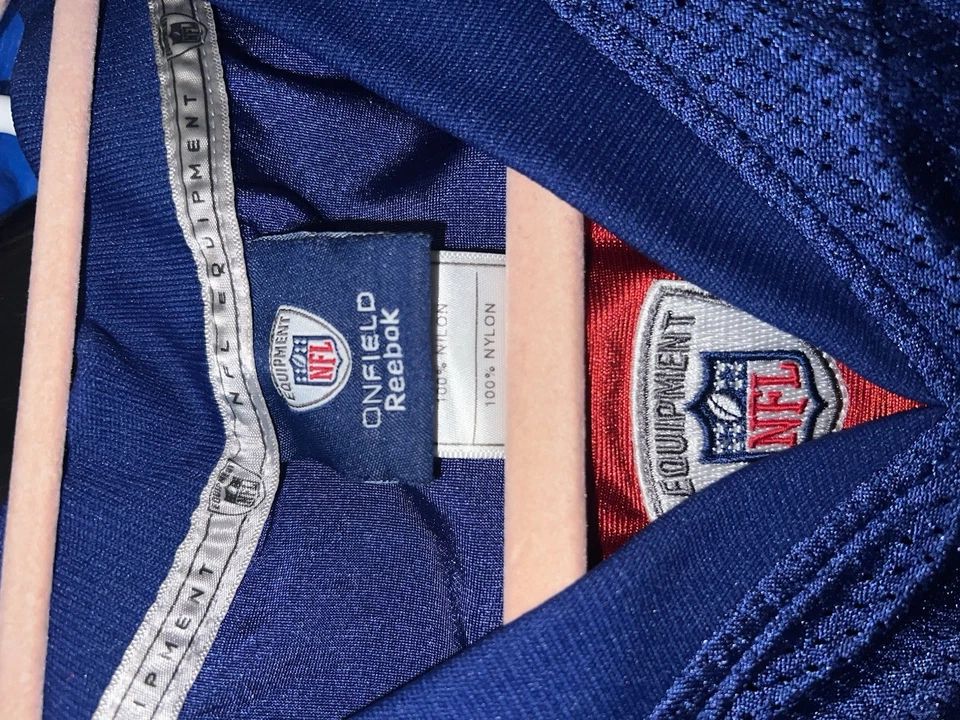 Reebok On Field - New York Giants - Hakeem Nicks - #88 - Blue Jersey - Youth XL - Image 2 of 4