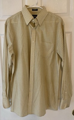 Neiman Marcus Men s Button Down Shirt Size L Wrinkle Free 100% Cotton