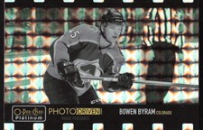 2020-21 O-Pee-Chee Platinum Photo Driven Mosaic Rookie Bowen Byram Avalanche