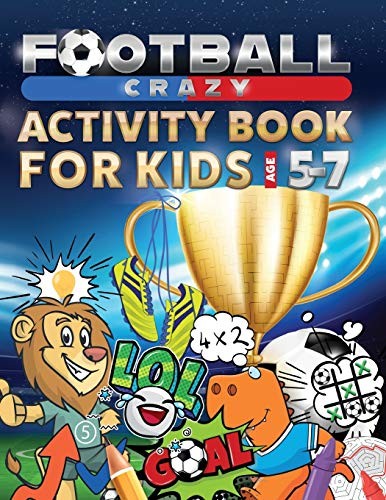 Football Crazy Activity Book For Kids Age 5-7,Creative Kids Stud