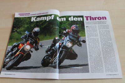 Motorradfahrer 09/2006 Honda CB 600 F Hornet mit 97PS besser als...?