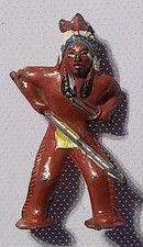 Vintage Barclay Manoil Lead Toy Indian Chief Podfoot Figurine 2.5"