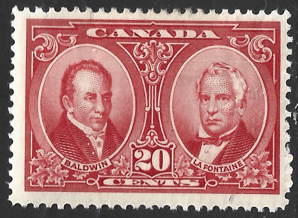 Canada, Scott #148, 20c Baldwin and Lafontaine, MH