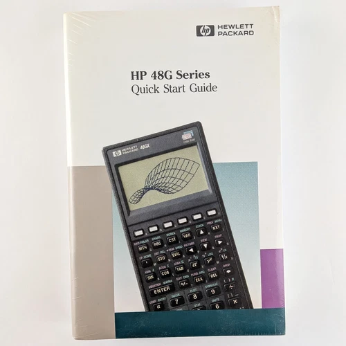 HP 48G Series Calculator Manual & Quick Start Guide, New/Sealed - Manuals Only