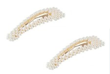 pearl hair clips for women, Snap Pearl Hair Clips and Barrettes, Stylish Hair...