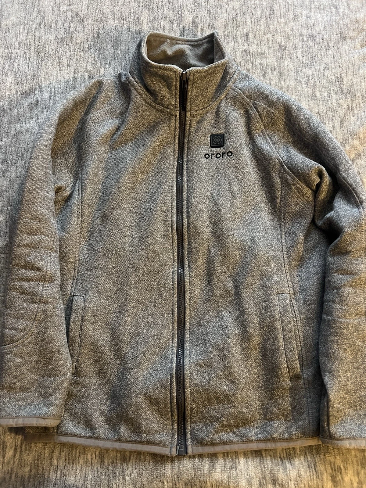 Ororo Heated Fleece Jacket Size Small (Zipper Issue - Read Description)