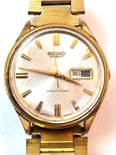 Vintage Seiko Automatic Day/Date Men's Wrist Watch, 1970's, Vintage Watches