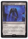 Ominous Cemetery NM Doctor Who MTG Magic The Gathering Land English Card