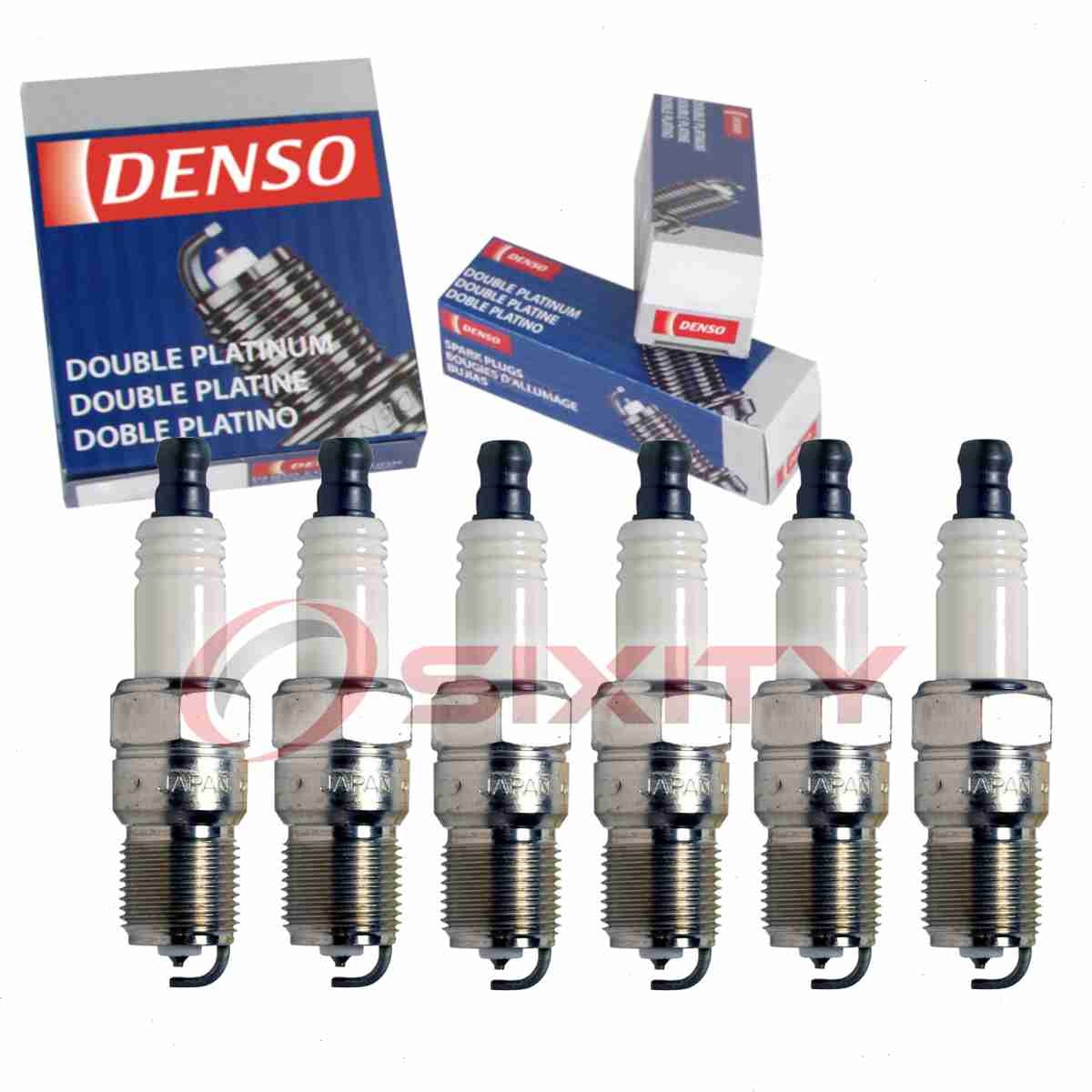 6 pc Denso Platinum Long Life Spark Plugs for 1996-1998 Chevrolet K1500 4.3L nx