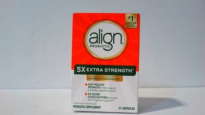 ALIGN 24/7 5X EXTRA STRENGTH PROBIOTIC GUT HEALTH SUPPLEMENT 21 CAPSULES 2027