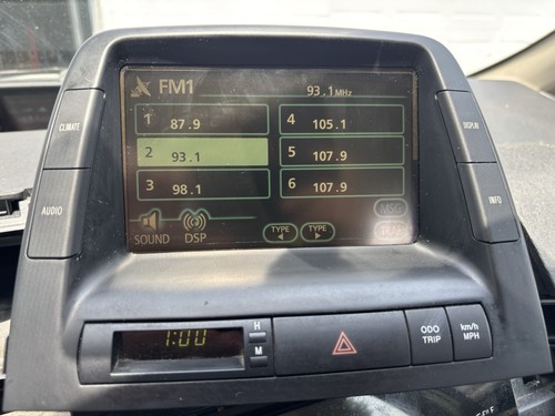 06-09 Toyota Prius MFD Multi Info Display Screen Monitor 86110-47210 Non-nav - Picture 3 of 9