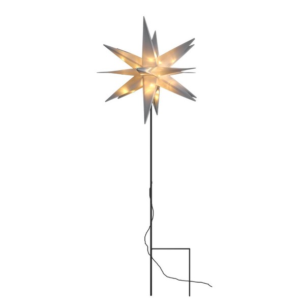 LED Stern FüR AußEn Warmweiß Timer Garten Weihnachtsdeko Beleuchtung Weihnachten-image