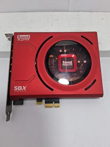 Sound Blaster Z SE RED Sound Card Model SB1500 Tested Working
