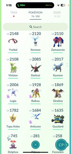 Pokemon Go Iv22| Shiny Giratina|Shiny Reshiram| Zekrom Mewtwo Darkrai Dialga - Picture 3 of 3