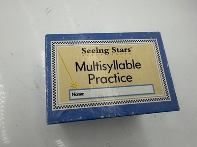   Seeing Stars Multisyllable Practice flash cards   