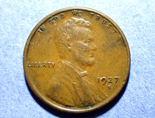 1927-S Lincoln cent  AU