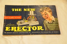 VINTAGE A.C. GILBERT ERECTOR SET: 8-1/2 MANUAL