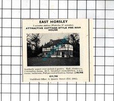 East Horsley Surrey - 1967 SMALL House Advert
