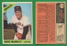 1966 Topps Baseball ~~~ DAVE McNALLY ~~~ No. 193 ~~~ Free S/H ~~