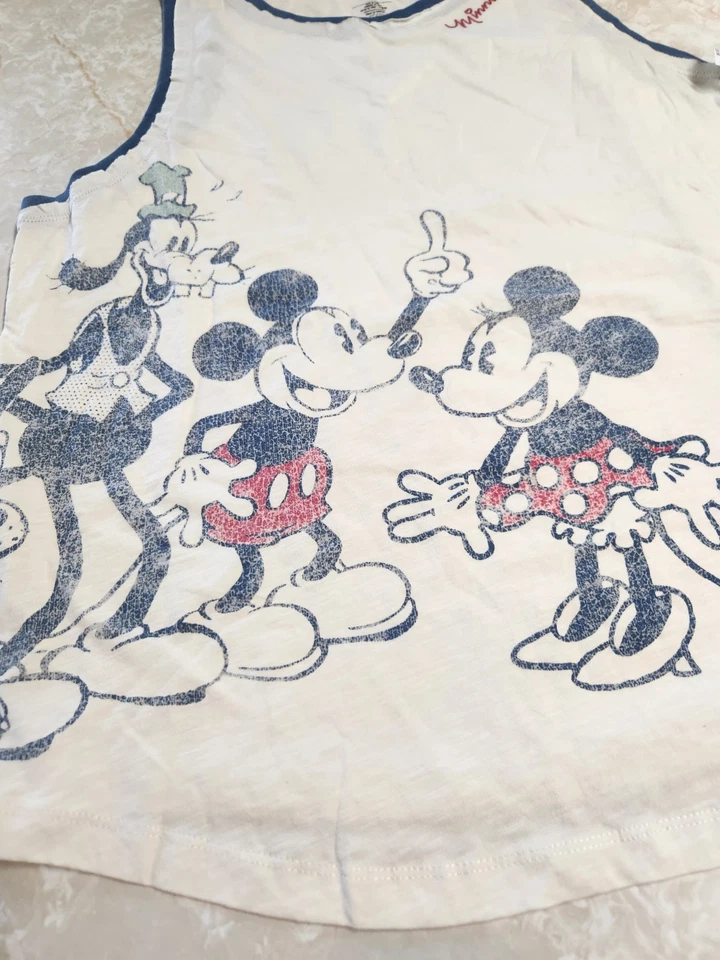 Camiseta sin mangas Disney Parks XL Minnie Mouse Mickey Goofy Friends nueva Foto 2 de 4