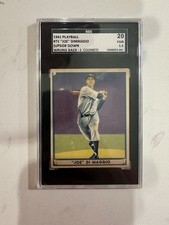 1941 Play Ball Joe Dimaggio Wrong Back  SGC 1.5￼