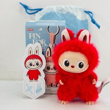 POP MART Labubu The Monsters Pin For Love Series Mini Vinyl Plush Doll Pendant X