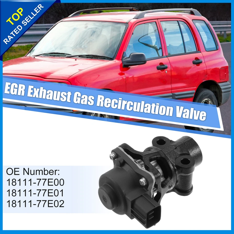 Pack de 1 para Chevrolet para Suzuki 1 EGR Válvula de recirculación de gases de escape Foto 2 de 4