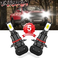 2Pcs 9145 9005 LED Fog Light Bulbs For Dodge Ram 1500 2002-2010 6000K White