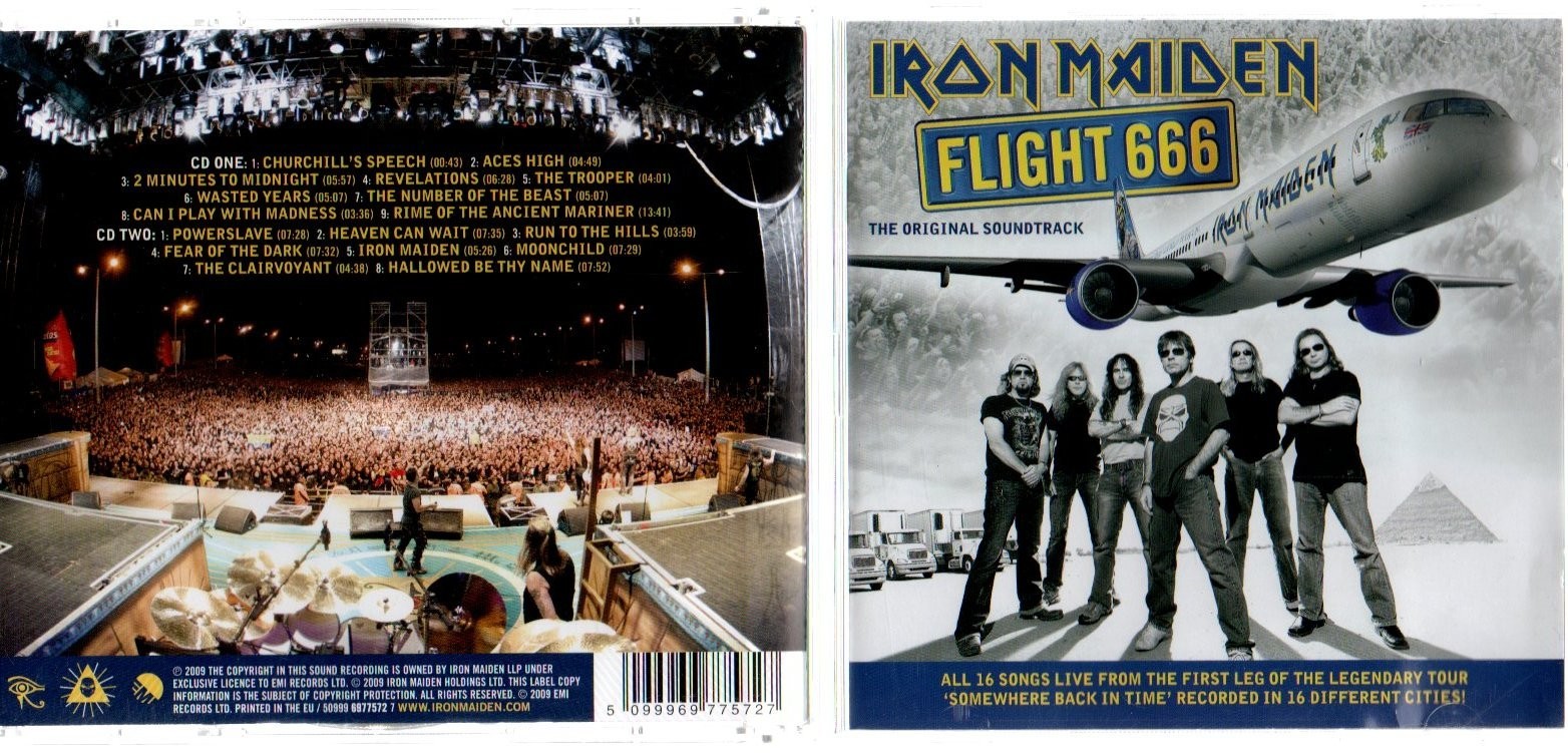 Iron Maiden - Flight 666 - The Original Soundtrack (double CD, 2009)