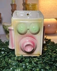 VTG  Shawnee pottery USA 529 planter wall pocket old fashioned telephone