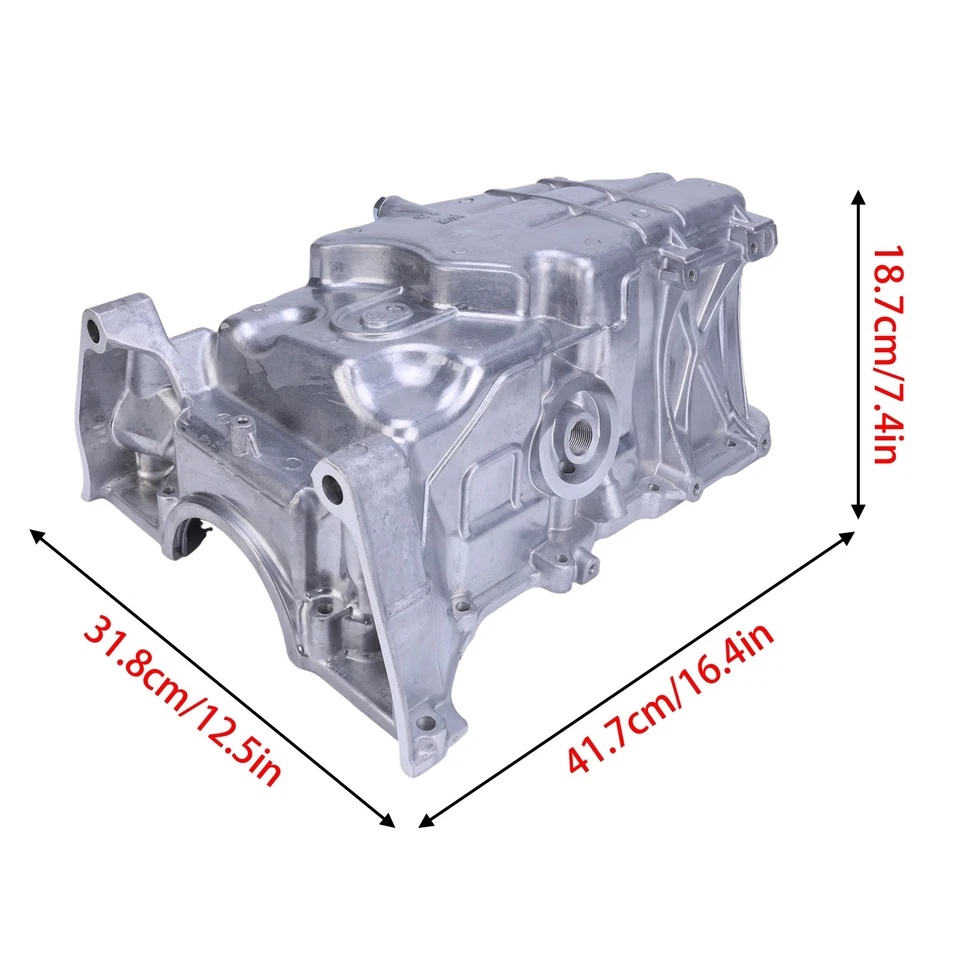 cárter de aceite del motor para Honda Fit 2009 2010 2011 2012 2013 2014 L4 1,5 L transmisión manual Foto 3 de 4