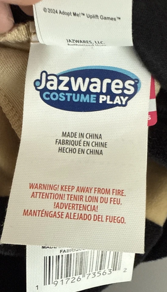 Adopt Me Murciélago Dragón Niños Mono con Capucha Disfraz de Halloween 6/6X Pequeño #5241 Foto 4 de 4