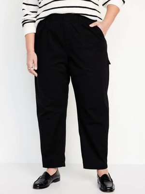 Old Navy High Waisted Pulla Utility Pant-Black-Size 3X--NWOT